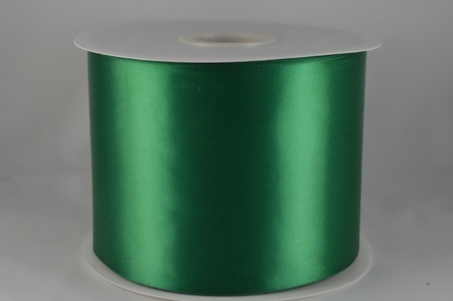 54033 100mm - Green Single Satin Sash Ribbon (50 Metres)