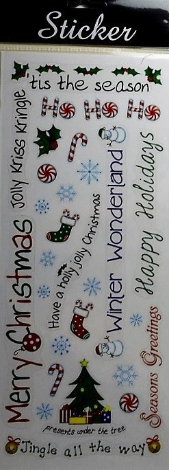 88102 - Merry Christmas - Jingle All the Way Stickers