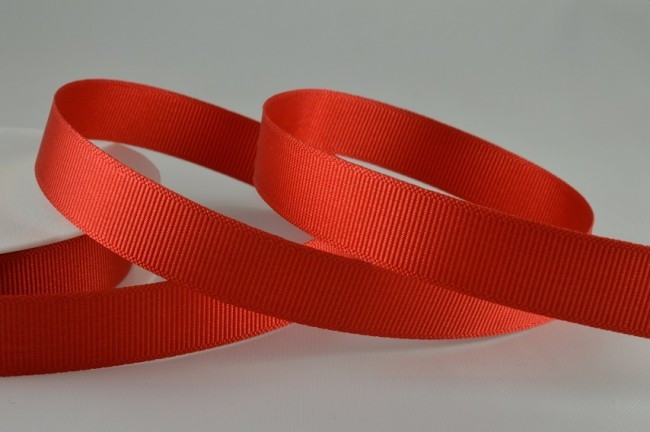53754 - 38mm Red Grosgrain Ribbon (20 Metres)