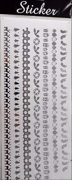 Y803- Christmas Sticker Selection-28 Multi