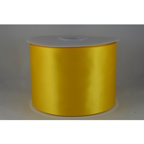 54033 100mm - Yellow Single Satin Sash Ribbon (50 Metres)