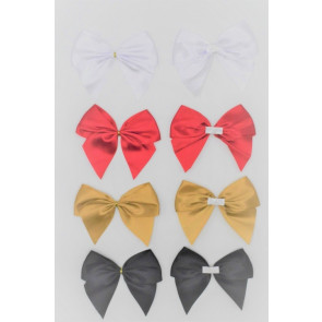 31173 - 50mm Double face satin Pre-tied Mini Bows available in various colours. A fantastic price of £0.37 for 3 bows