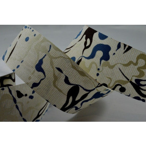 Y748 - 38mm Contemporary Painting Splash Ribbon x 10 Metre Rolls!