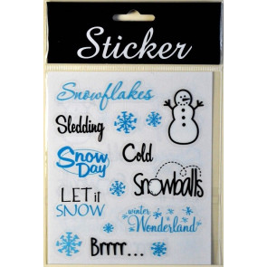 88086 - Christmas Snowday Themed Stickers