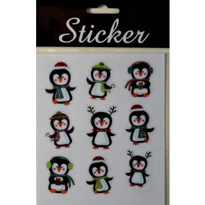 88094 - Christmas Penguin Stickers
