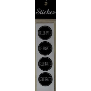 88105 - Celebrate Circular Stickers