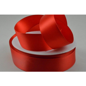93977 - 15mm Red Double Sided Satin x 25 Metre Rolls!