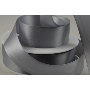 93977 - 10mm Silver Double Sided Satin x 25 Metre Rolls!