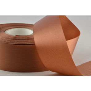 Y700 - 24mm Coffee Acetate satin ribbon  x 50 metres