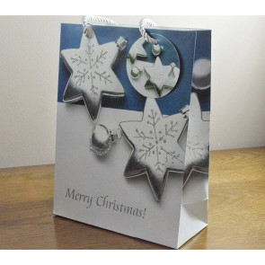 88120 - Sparkling Merry Christmas Glitter Baubles Gift Bags & Tag!!