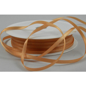 W24 - 3mm Beige Double Sided Satin Ribbon x 50 Metre Rolls!