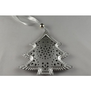 Y800 - Silver Hanging Metal Tree Decoration (1 Piece)-10 x 9cm-01 Silver-1.8 Metres