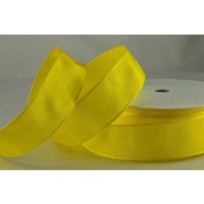 Y820 - 40mm Decorative Florist Ribbon (25 Metres)-40mm-13 Yellow