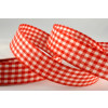 54079 - 15, 25 & 40mm Red Gingham Ribbon (25 Metres)
