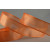 Y392 - 70mm Wired Sheer Ribbon-70mm-21 Pale Orange-25 Metres