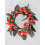 22026 - Red Berry & Leaf Christmas Wreath. Measures 18cm in diameter