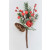 22057 - Traditional Pine cone and berries with a hint of snow - festive floral pick.  Measures  Height 210mm  ,   Width  120mm 
