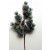 22071 - Winter branches with frosted leaves and cones.  Height 380mm  ,   Width  160mm 