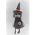 Y819 - Small Halloween Witch hanging decoration with a Black sheer mesh shawl.   Height 21cms , Width  10cms  (Approx) 