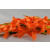 Y595 - 6mm Coloured Satin Bows (100 Pieces)-26 Orange