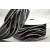 Y526 - 63mm Black Wired Lurex Wavey Ribbon x 10 Metre Rolls
