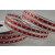 46045 - 25mm Red Wired Lurex Lined Ribbon x 10 Metre Rolls!