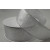 Y536 - 63mm Wired Lurex Ribbon x 10 Metre Rolls!-63mm-01 Silver