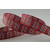 53780 - 25mm Red Tartan Ribbon (25 Metres)