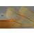 Y618 - 40mm Wired Sheer with Strong Coloured Edge - Rustic Orange