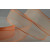 Y625 - 40mm Wired Sheer with Strong Coloured Edge (25 Metres)-40mm - Pale Orange