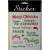 Y646 - Green & Red Merry Christmas Stickers-28 Multi