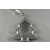 Y800 - Silver Hanging Metal Tree Decoration (1 Piece)-10 x 9cm-01 Silver-1.8 Metres