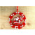 Y802 - Santa & Sleigh Decorative Hanging Decoration (1 Piece)-8cm x 8.5cm-35 Red-1 Piece