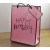 Y808- Pink Happy Birthday Gift Bags & Tag!!-Pink